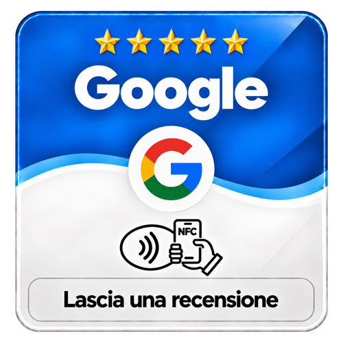 Card Google NFC quadrata