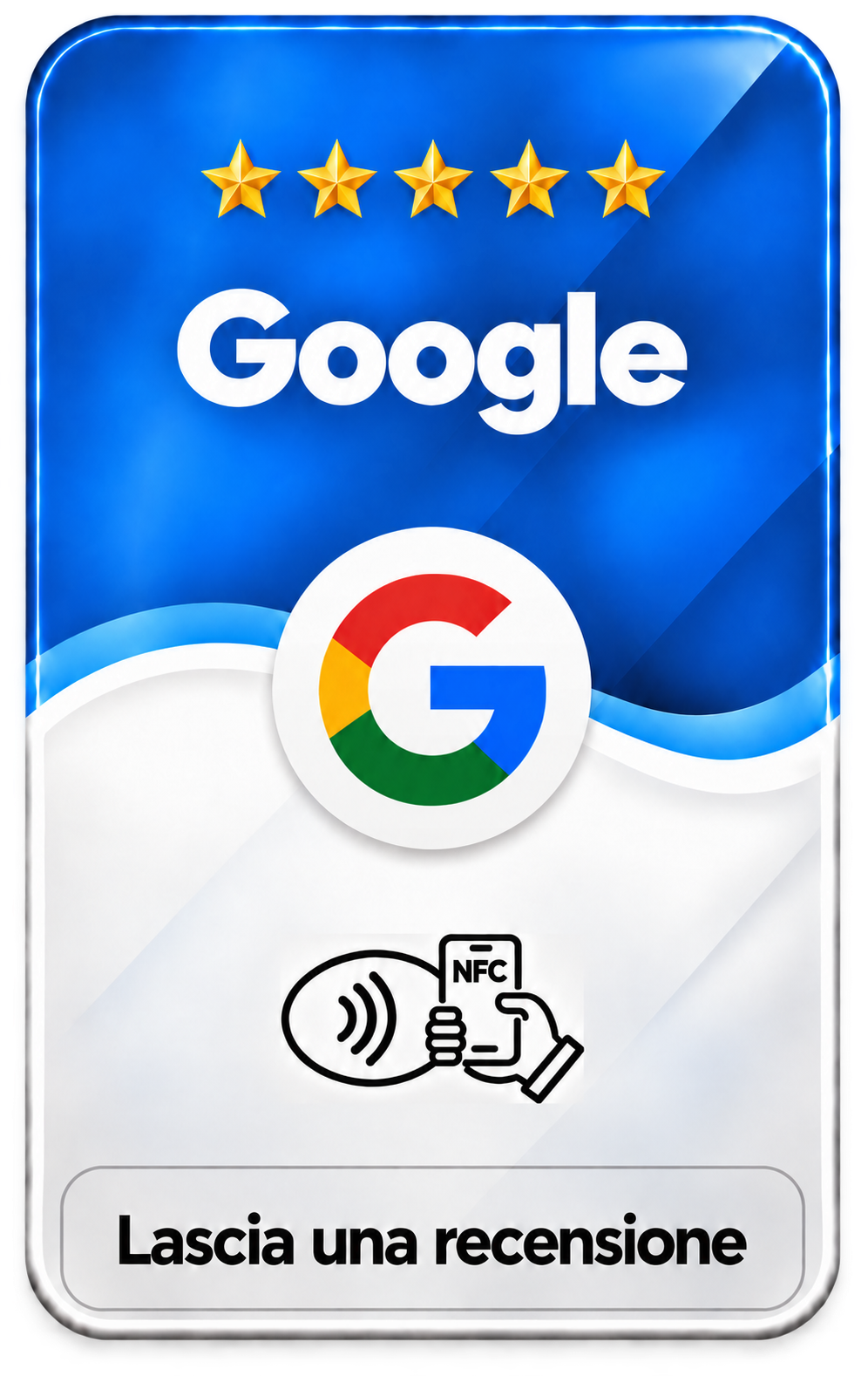 Card Google NFC rettangolare